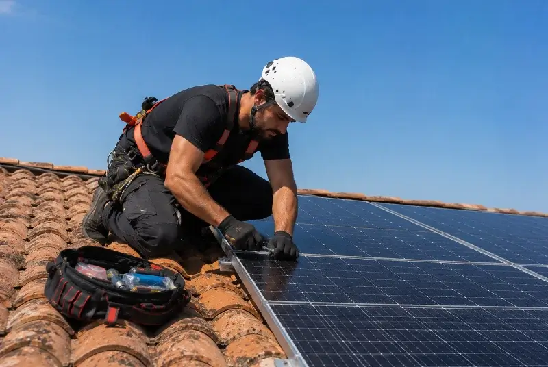 Maintenance et monitoring de panneaux solaires à Paulinet