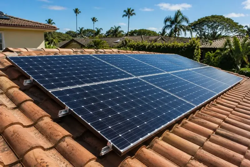 Installation de panneaux solaires à Paulinet